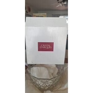 Cristal D'Arques Paris Coupe Joanna 25cm Clear Bowl 24% Crystal w/ Original Box